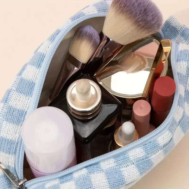Cosmetic Portable Travel Makeup Case Cute Pencil Pouch Women Toiletry Bag for Girls Traveling Y260206
