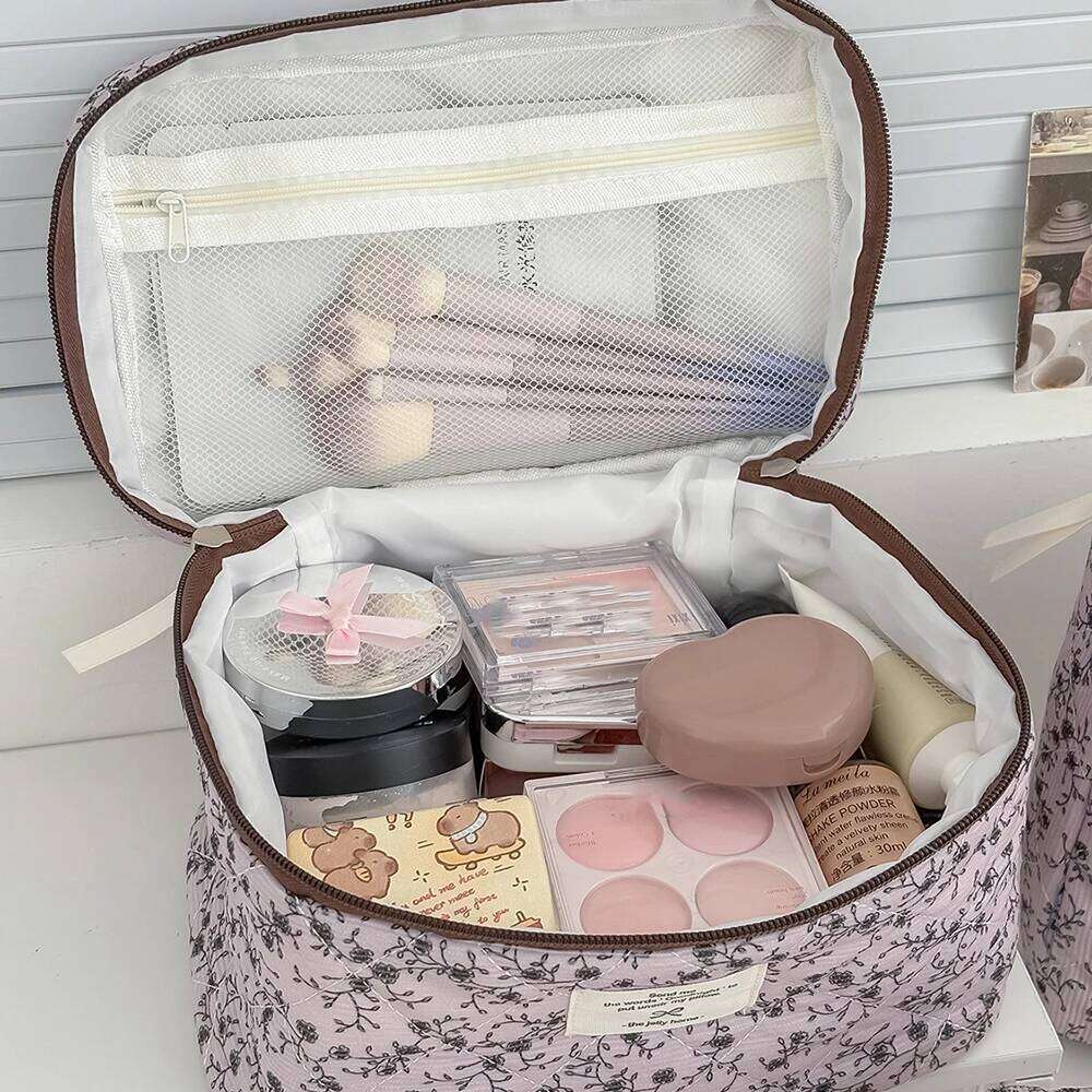 New Arrival Makeup Beauty Case Organizer Original Clutch Small Pouch for Traveling Cosmetics Storage Women's Toiletry Bag Y260206