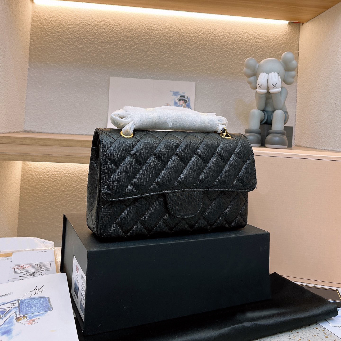 5A Luxury Brand Handbag Genuine Leather Shoulder Bag Gold buckle Purse Women Totes Classic Clutch Crossbody Black Pink White Color Clutch Wallet Y40