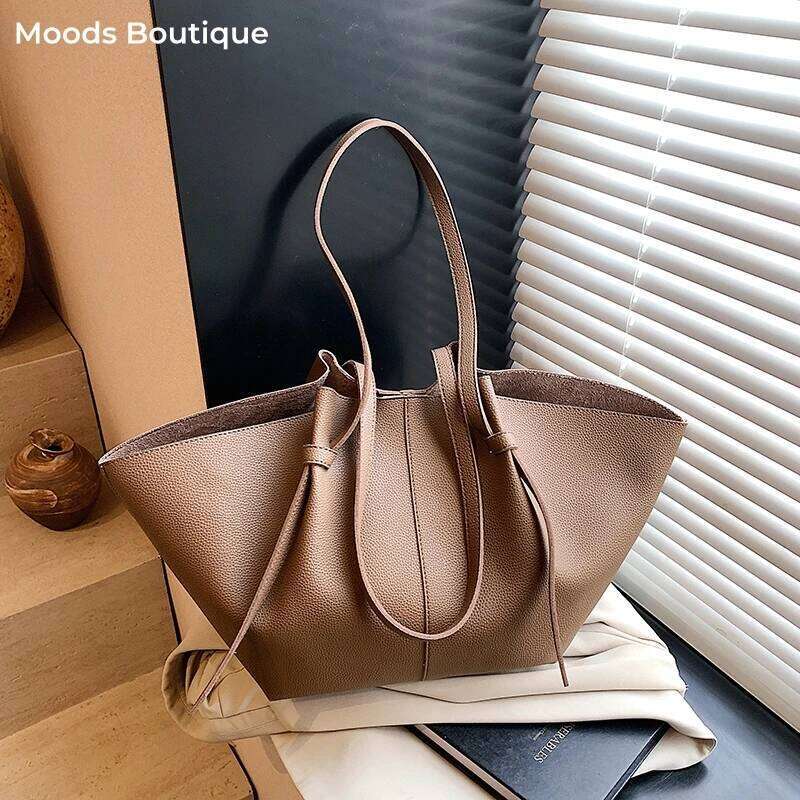 Branded Shoulder Bags For Women Soft PU Leather 2-IN-1 Big Capacity Shopper Tote Set 2025 Luxury Designer Handbags Y260204