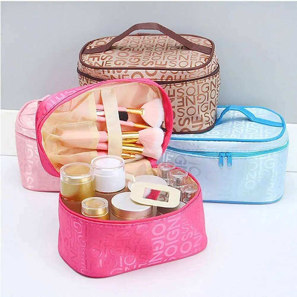 Portable Storage Organizer Bag Large Capacity Makeup Accessory Toiletry Handbag Waterproof Cosmetic Pouch Outdoor Y260206