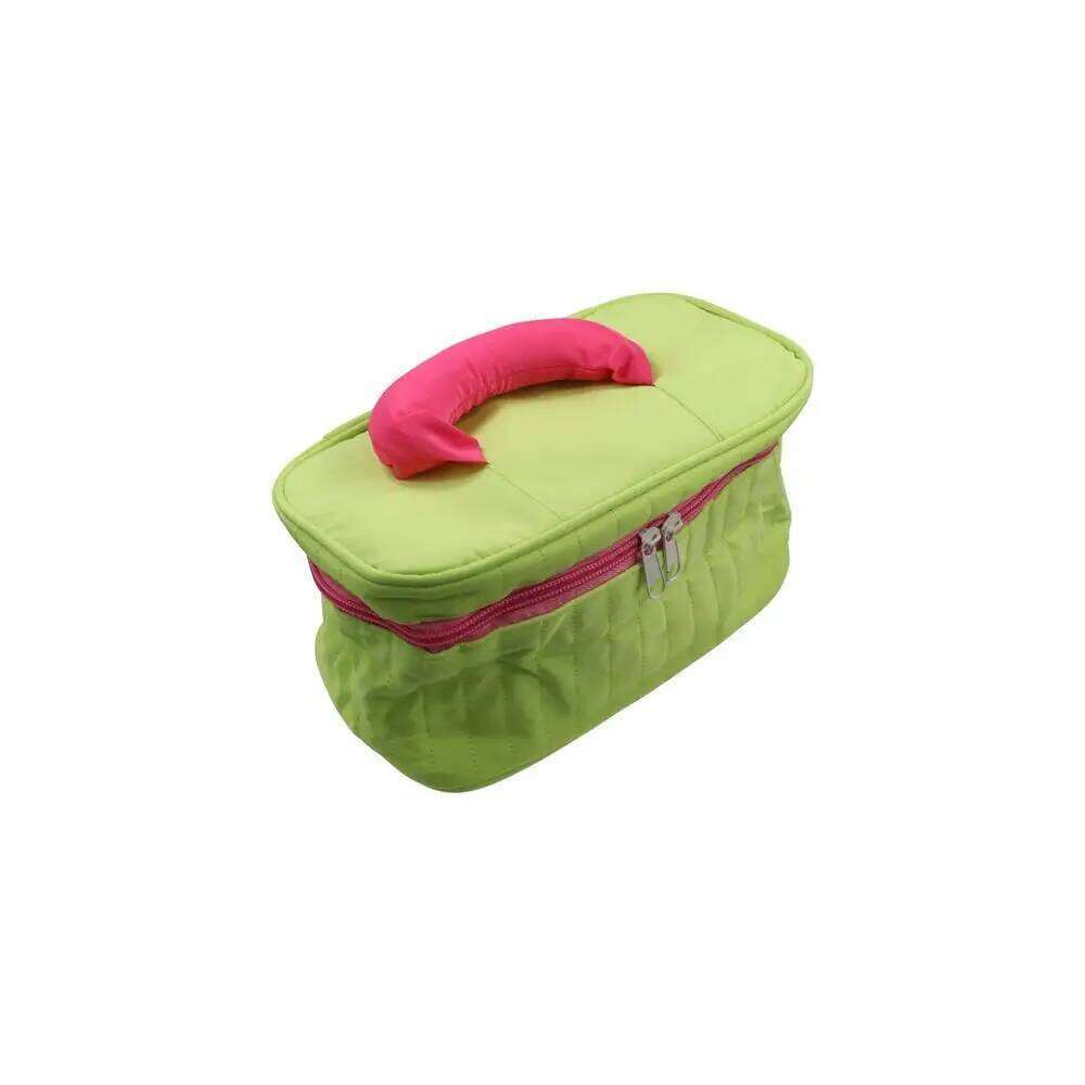 Man Large Simple Contrast Color Square Nylon Travel Toiletry Women Cosmetic Makeup Case Storage Bag Y260206