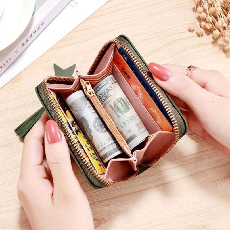 Plum Embroidered Chinese Style Women Short Zipper Ladies Small Clutch Card Holder Female Coin Purse Wallet Monedero Mujer Y260206