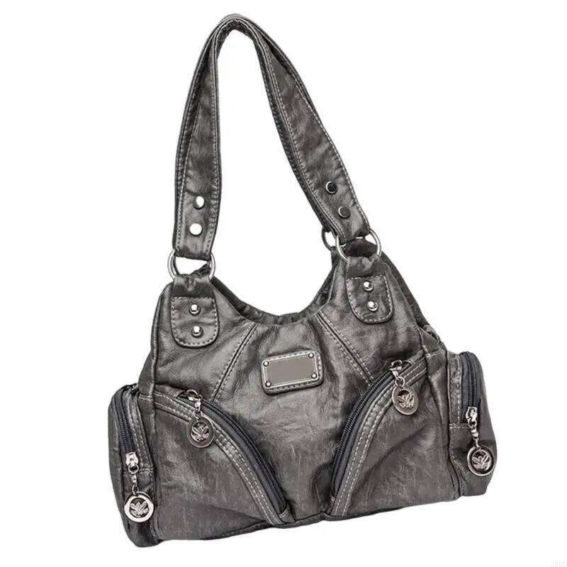 28GD Women Fashion Handbag Simple Shoulder Top Handle Retro Crossbody Bag for Work Commuting Z260207 - view 3
