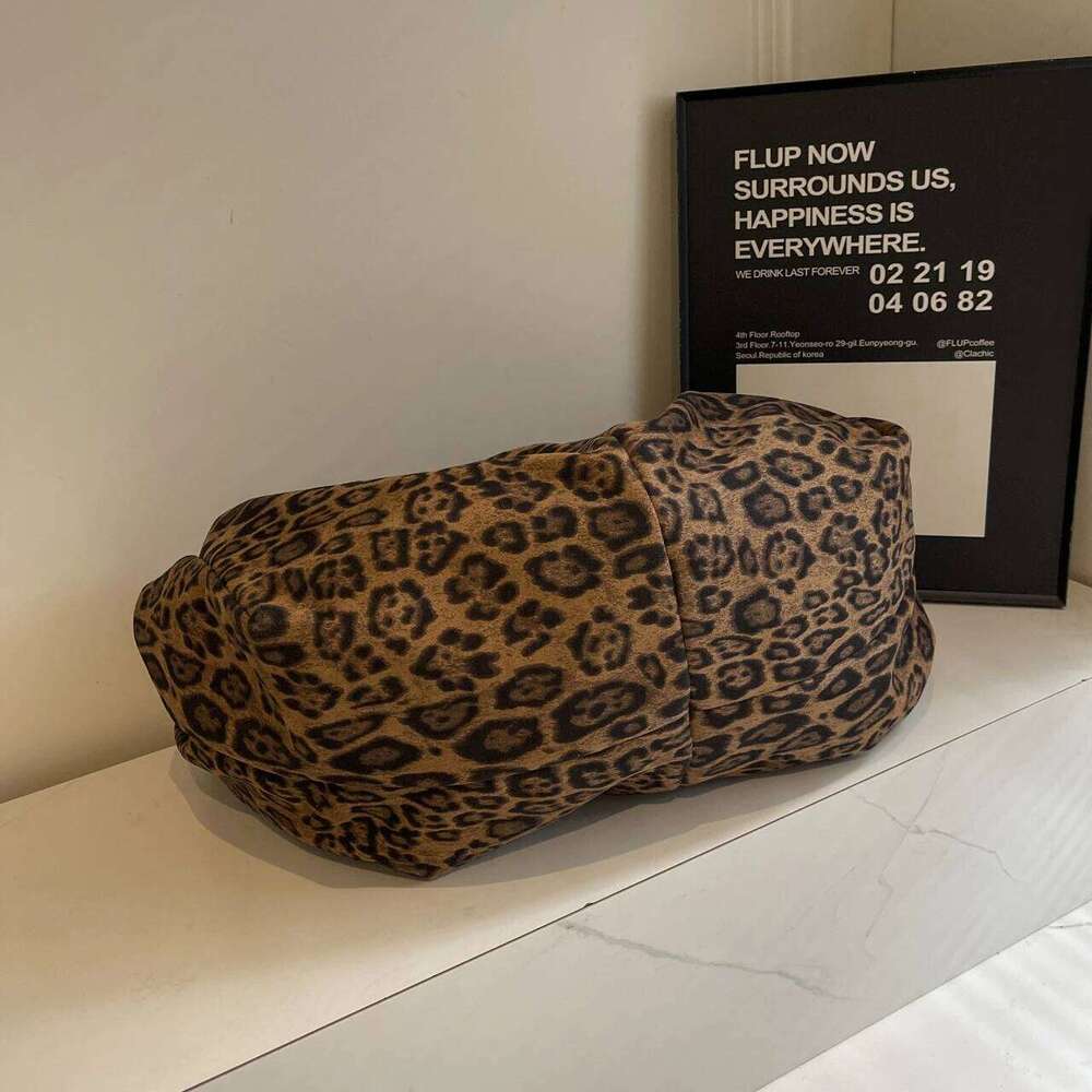 Large Leopard Shoulder Women Fashion Big Packages Lazy Style Hobo 2024 Autumn And Winter Leisure Or Travel Bags Z260207 - view 5