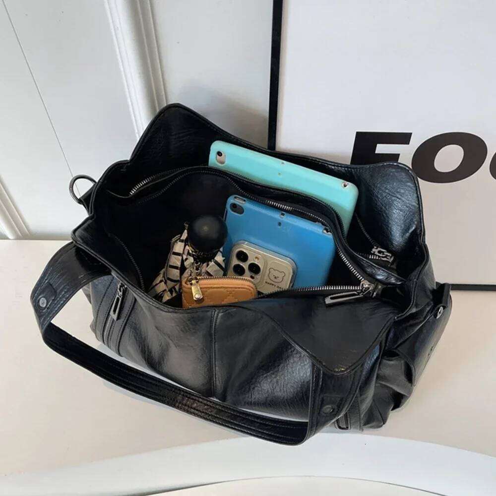 Soft Interior Compartment Shoulder 2026 High Quality Contrasting Colors Bags for Women Fashion Zipper Pu Women's Handbags Z260207 - view 6