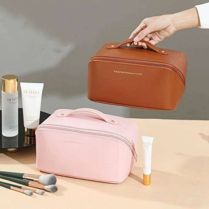 Makeup Female Make Up Case Storage Pouch Lady Box Cosmetic Organizer Bag For Travel Zip Christmas Gift Y260206