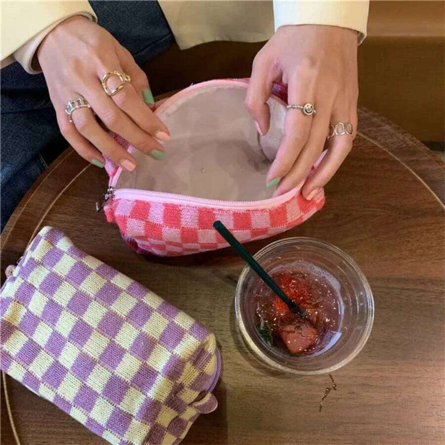 Cosmetic Portable Travel Makeup Case Cute Pencil Pouch Women Toiletry Bag for Girls Traveling Y260206