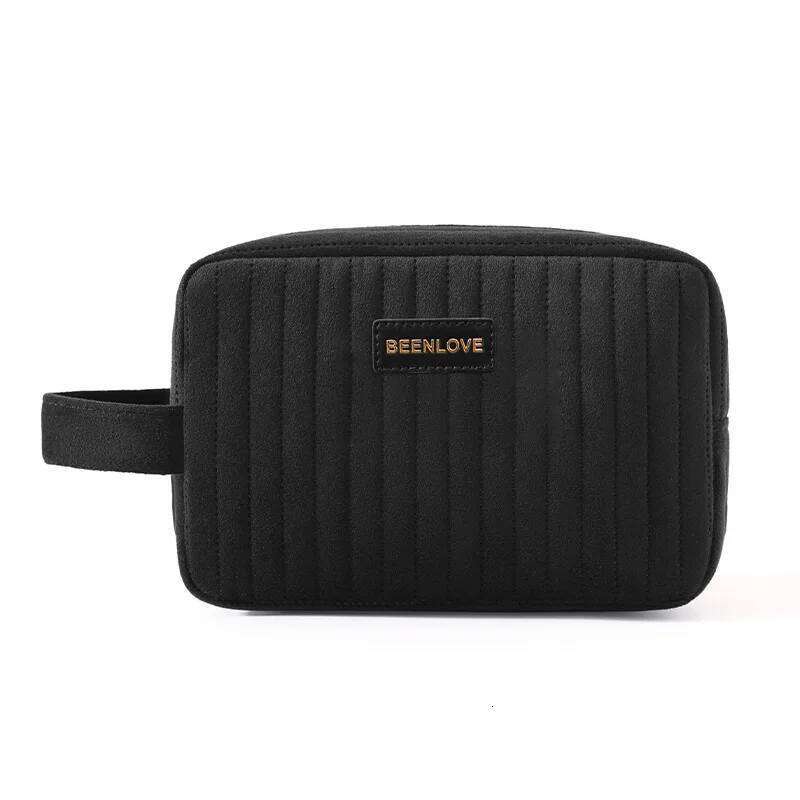 Winter Fall Velvet Cosmetic Bag Large Capacity Portable Makeup Organizer Pouch Multi-Color for Brushes Cosmetics Travel Use Y260206