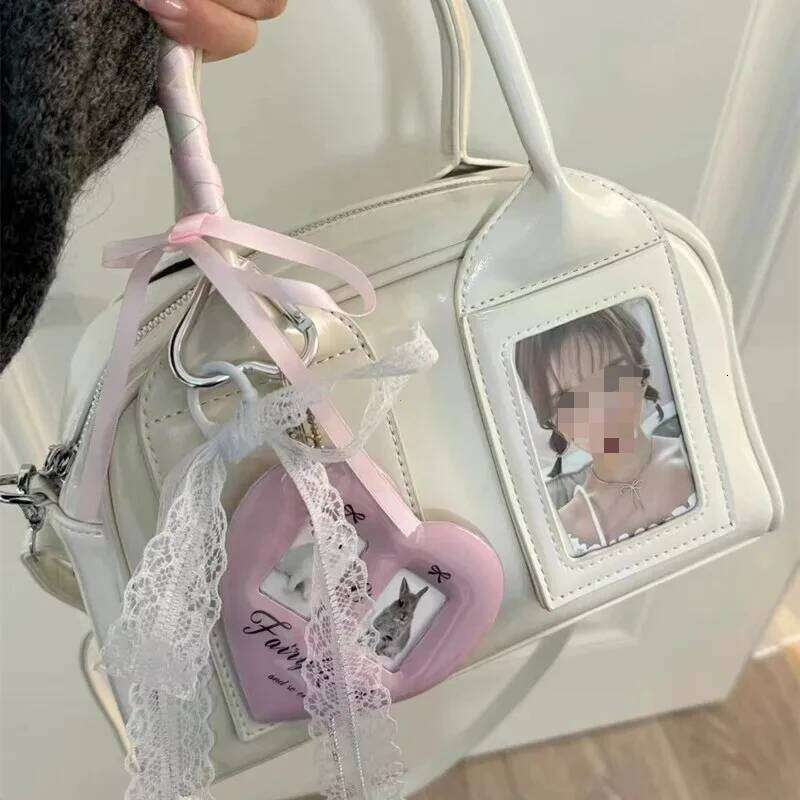2026 New Y2K Harajuku Shoulder Women Korean Transparent Ita Crossbody Bag Female Japanese Designer Trend Handbag Purse Y260205