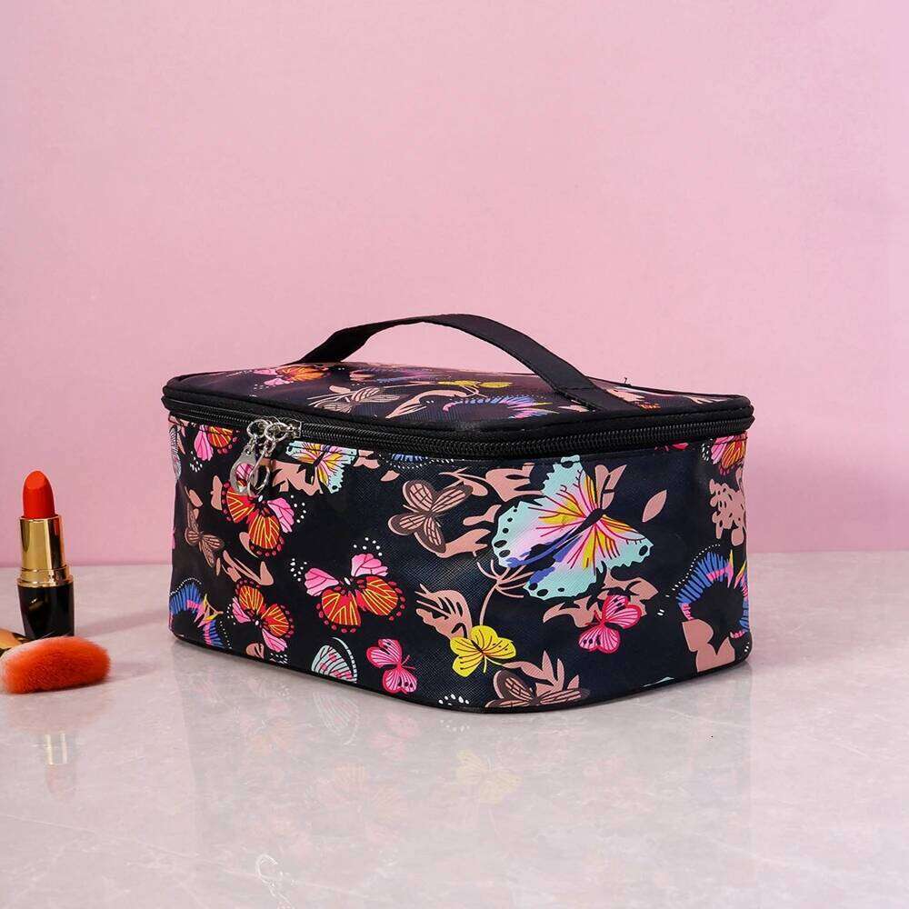 1PCS Square Makeup With Large Capacity, Storage, Travel Portable Men's And Women's Toiletries Bag Y260206