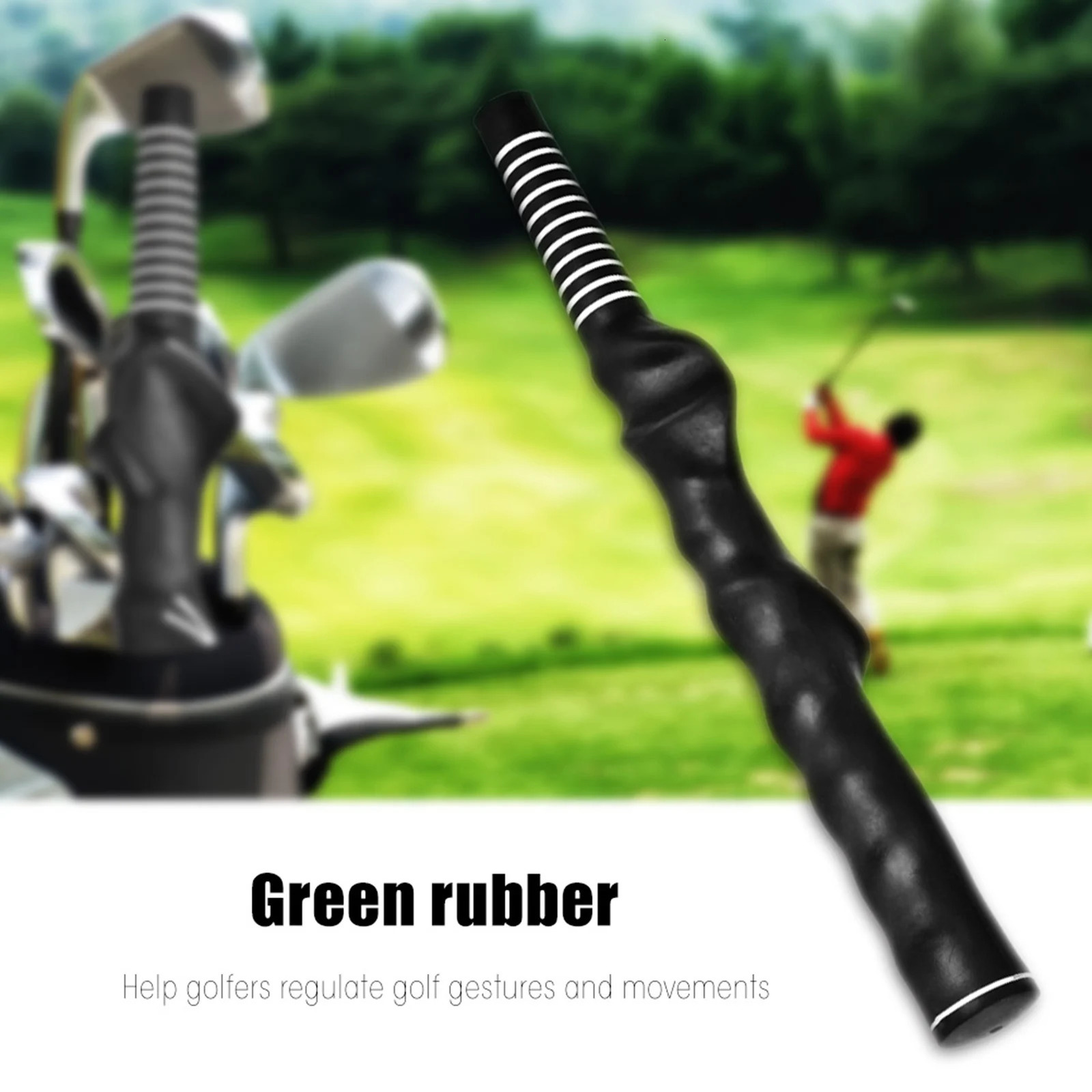 Black Golf Training Grip For Improving Your Swing Suitable For Beginners/Professionals Essential Golf Teaching Aid Sturdy 260206