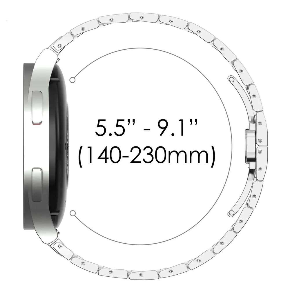 Stainless Steel Strap for Samsung Galaxy Watch 7 5 4 40mm 44mm 6 Classic 43mm 47mm No Gaps Metal Band 5Pro 45mm Quick Bracelet Z260207