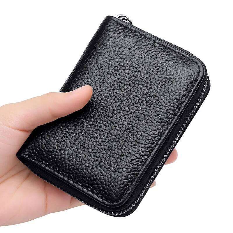 ID Holders Bank Credit Bus Cards Cover Anti Demagnetization Coin Pouch Wallets Bag Business Zipper Card Holder Organizer Y260206