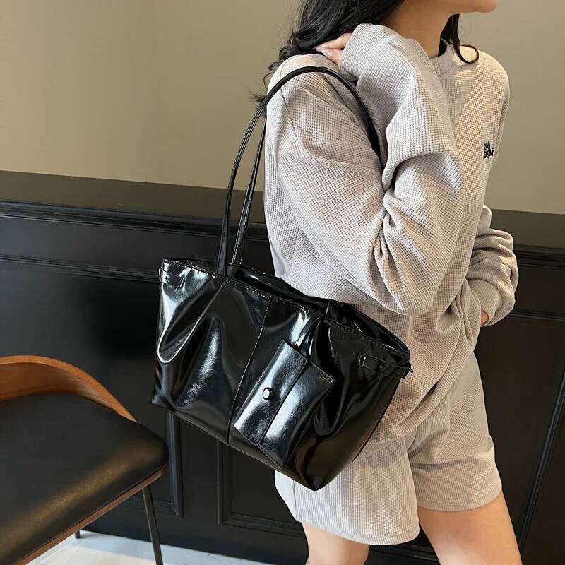 JIAERDI Harajuku Pink Shoulder Bags Women 2025 New Trendy Large Capacity Tote Bag Purse Female Leather Y2k Handbag Aesthetic Y260205