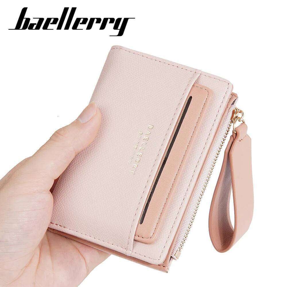 New women's with short zipper stylish high-end wallet multiple slots Japanese and Korean card bag for women Y260206