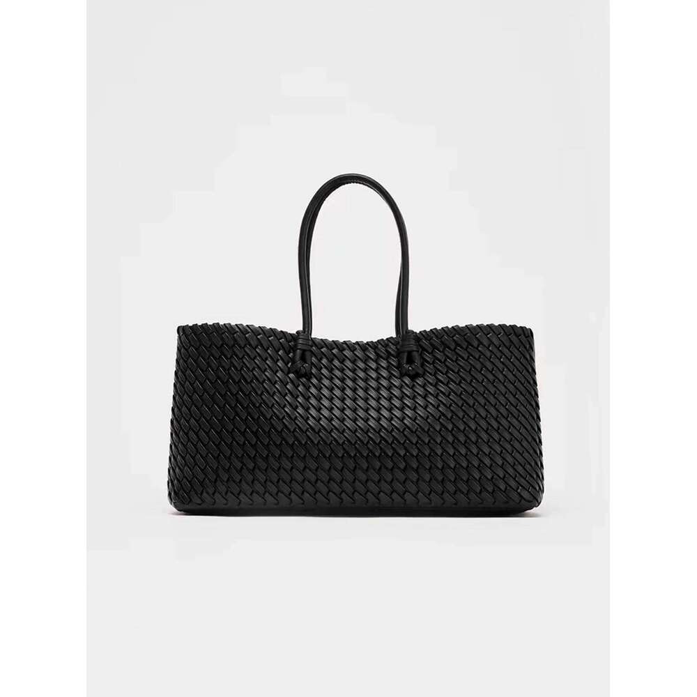 2025 new niche commuting woven hand-held shoulder bag, fashionable and versatile, super large capacity tote bag Z260207 - view 6