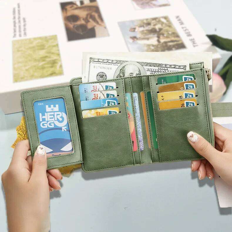 2025 New Short Women's Wallet Card Holder Handbag for Ladies,carteras de mujer,monedero,billetera mujer,tarjetero,sac femme Y260206