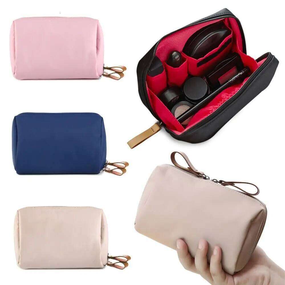 Dacron Makeup Large Capacity Multiple Colors Cosmetic Pouch Partitioned Waterproof Travel Storage Bag Home Furnishings Y260206