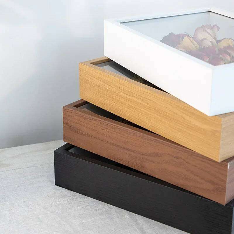 Shadow Box Depth 3cm Wooden For Displaying Three-Dimensional Works Nordic DIY Wood Picture Frame Photo Decor S260205 3 fed