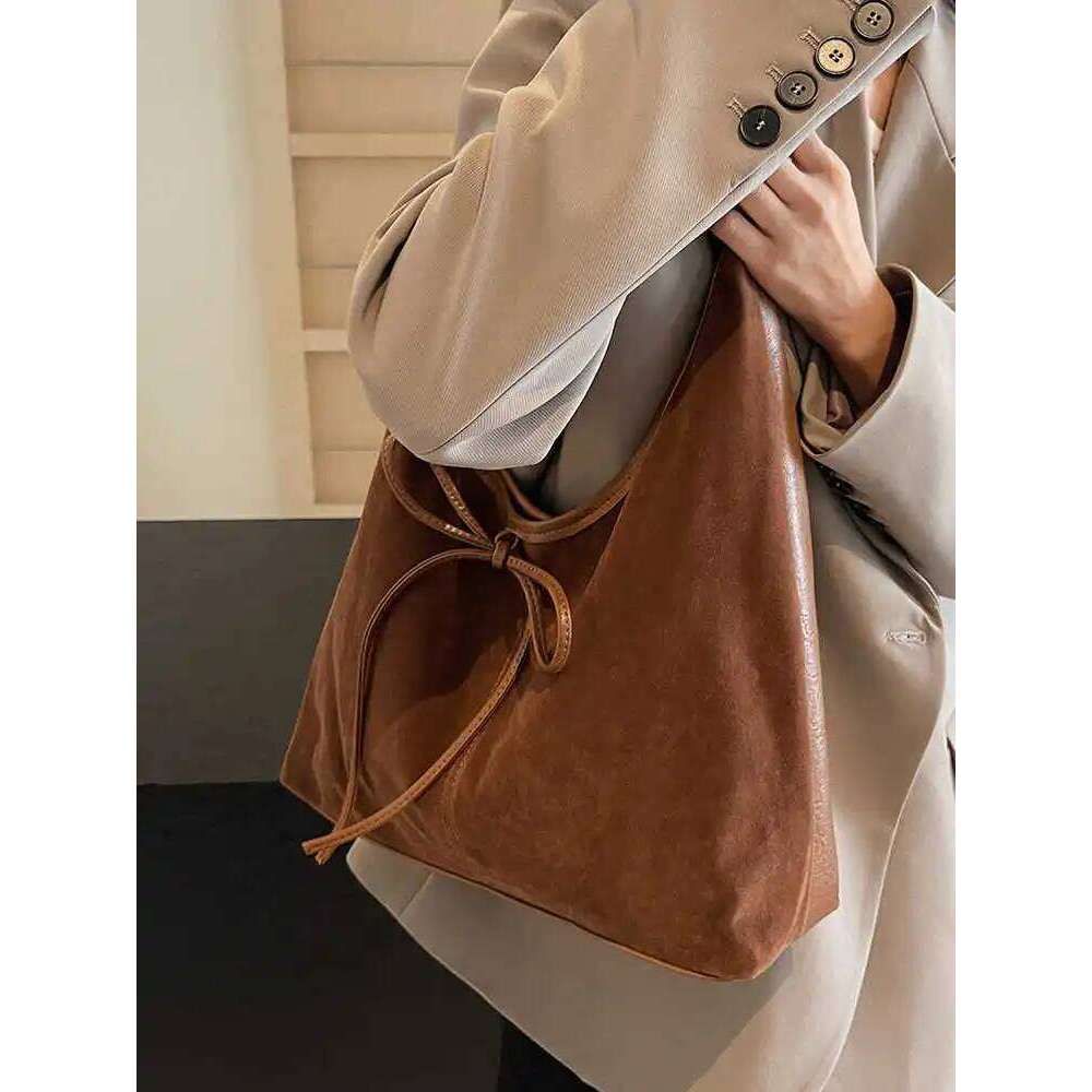 Bow Tote Bag For Women 2024 New Trendy Large Capacity Single Shoulder Bags Autumn Winter Casual Pu Leather Female Handbags Y260205