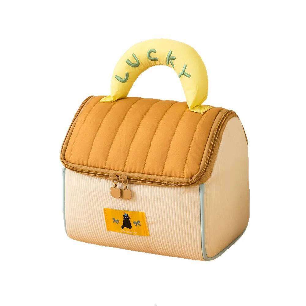 Cute Cartoon Small House Women Tote Makeup Large Capacity Cosmetic Toiletry Storage Pouch Portable Kawaii Girls Zipper Bag Y260206