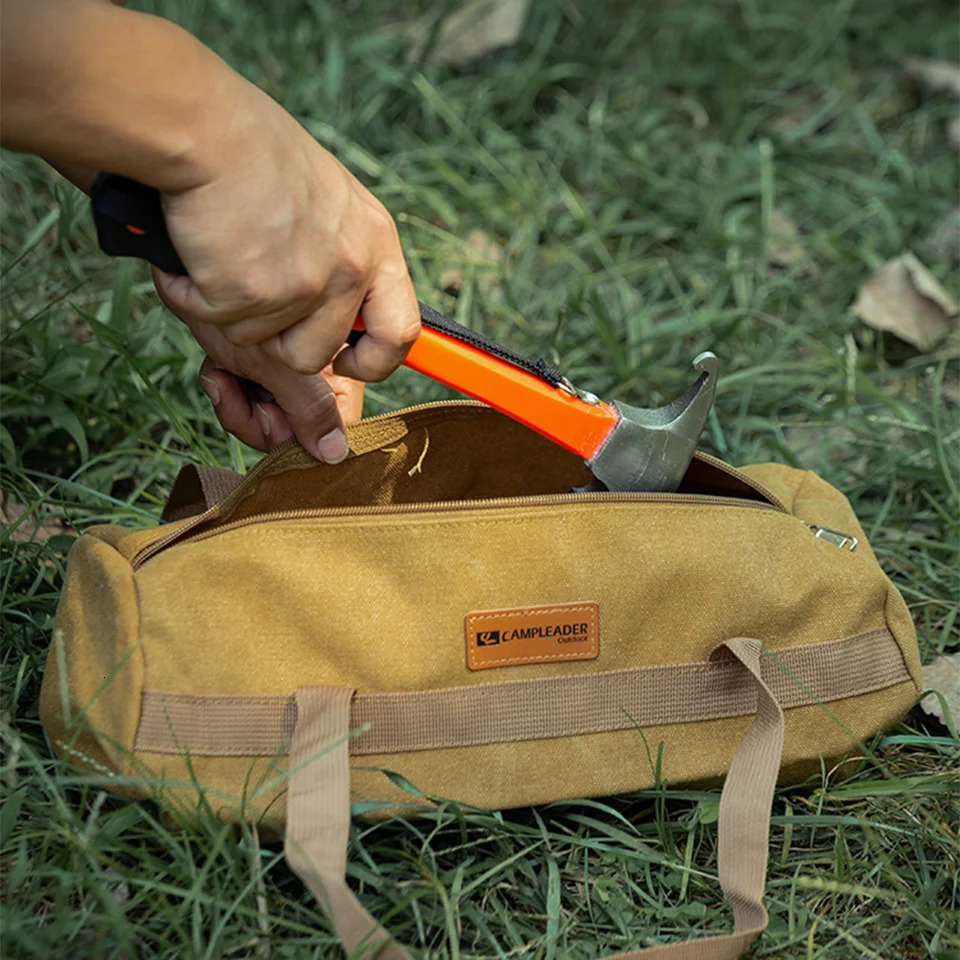 Portable Carbon Steel Camping Tent Hammer Multifunction Tool - Peg Stake Puller Mallet Awning Canopy Remover Extrator 260122