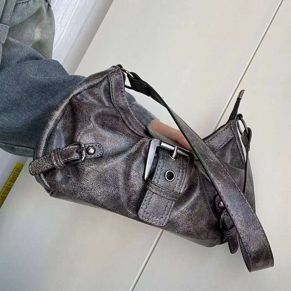 Vintage Maillard Style Women's Shoulder Bags Y2K Hot Girls Underarm Bag Luxury Cool Pu Leather Ladies Handbags Female Tote Purse Z260207 - view 5