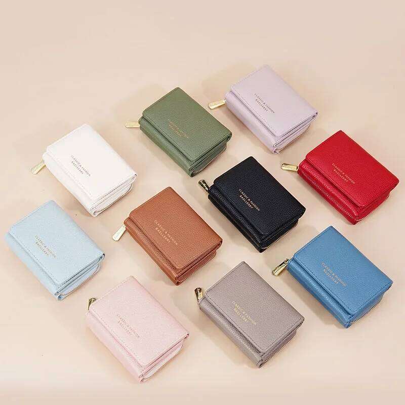 New Mini Small Short Women Wallets High Quality Coin Pocket Luxury Female Purses Card Photo Holder Cute Wallet for Girls Y260206