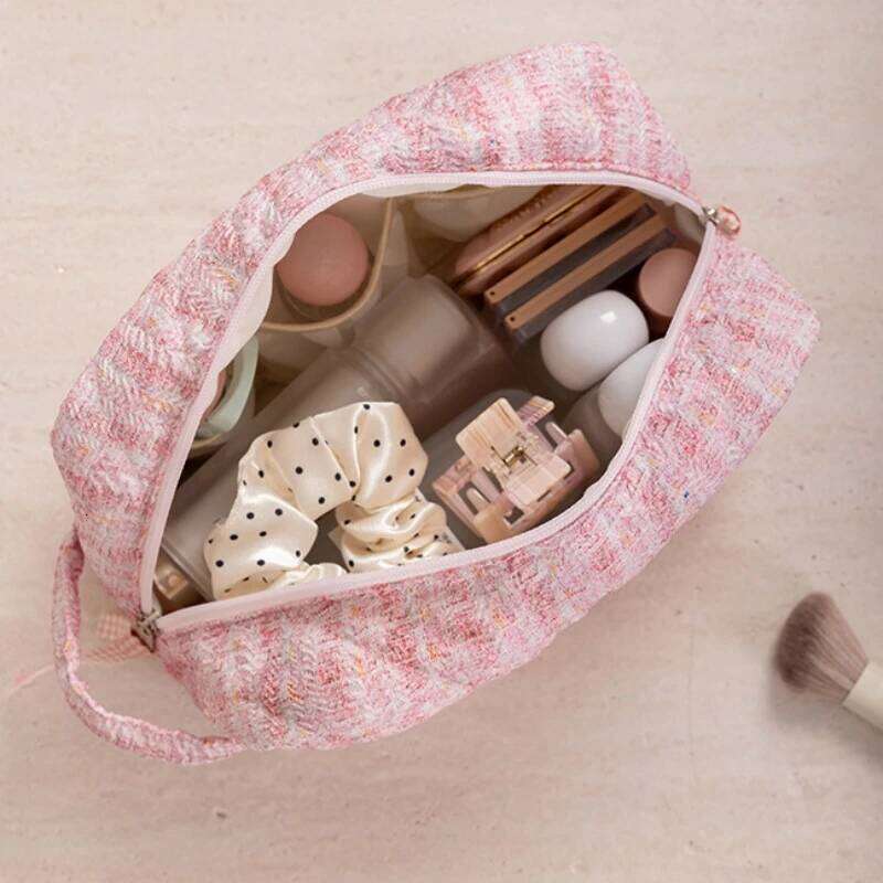 1pc Bra and underwear storage large capacity portable handheld makeup bag, very suitable for storing various small items Y260206