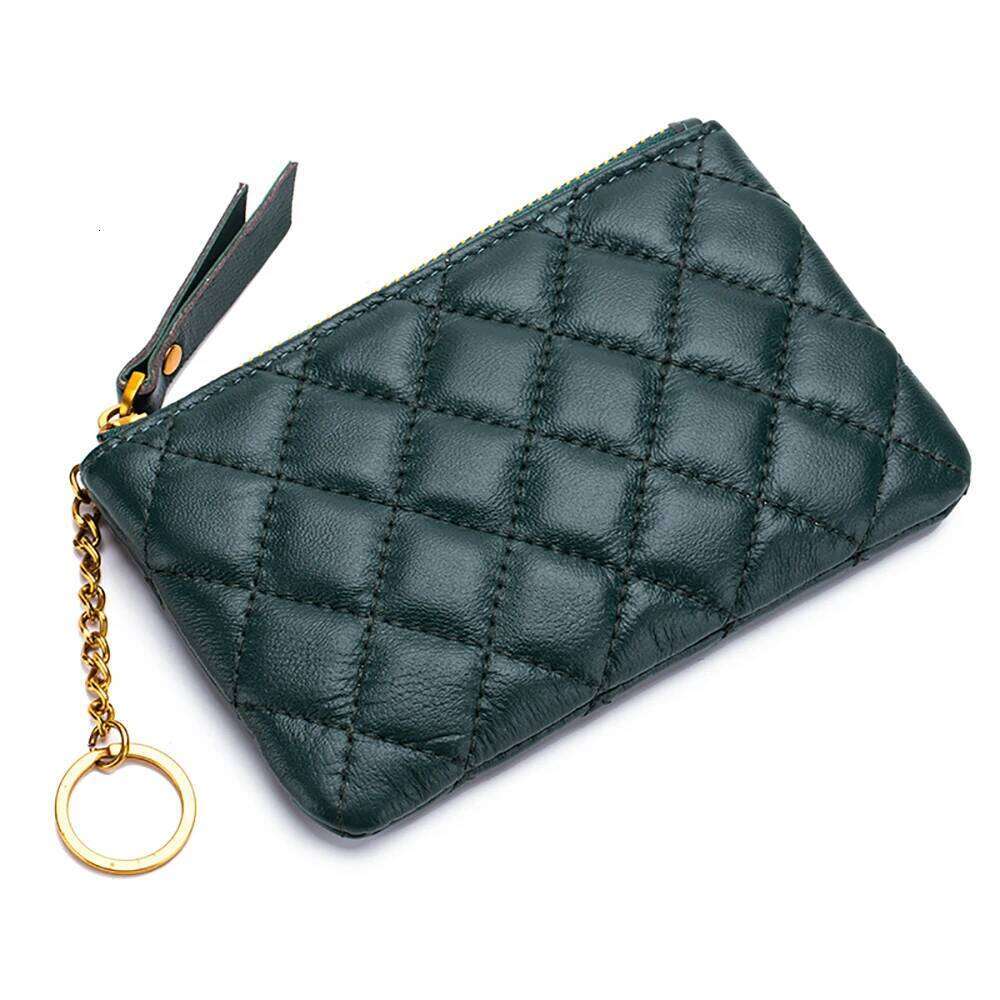 New Designer Mini Purse Pouch Small Change Wallet Sheepskin Genuine Leather Girls Bags Fashion Brand Key Chain Coin Bag Y260206