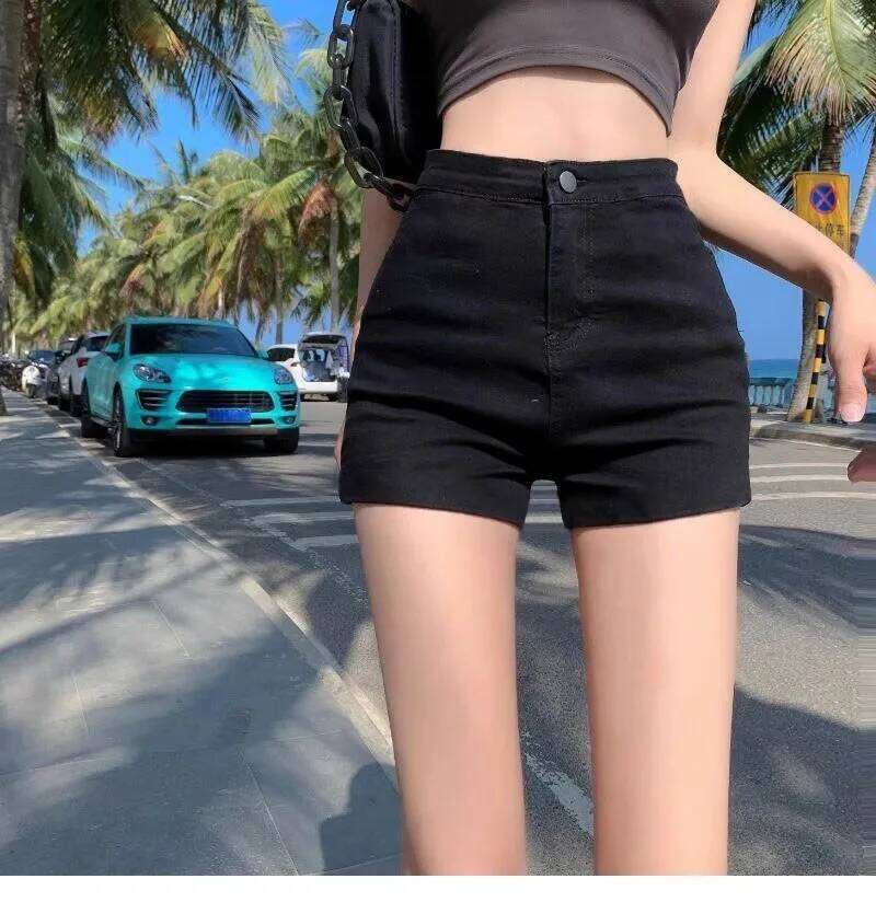 Y2k for Woman Jorts Coquette Women's Denim Shorts Summer Clothes Low Rise Flared Jeans Lifts Buttocks Shoujo Girl Style XJ260206