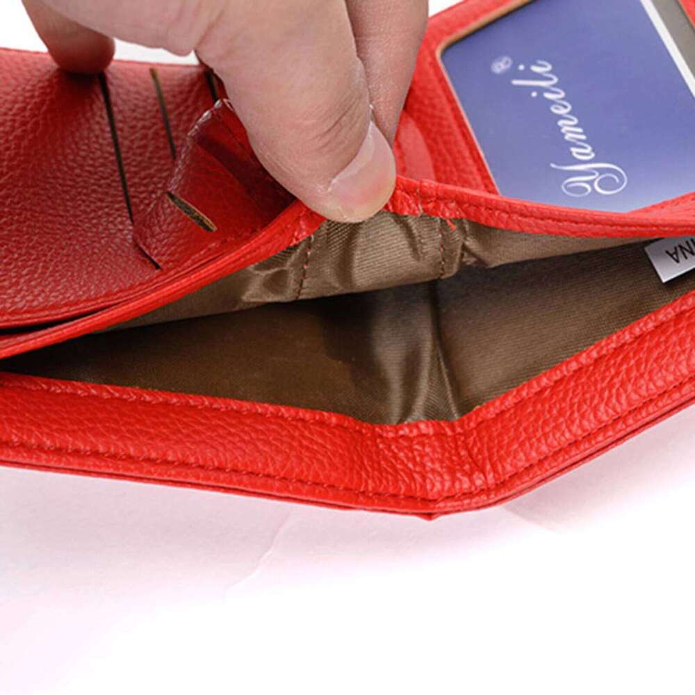 Women Wallet Short Bag Zero Wallets Zipper Multipurpose PU Luxury Fashion Handbag Y260206