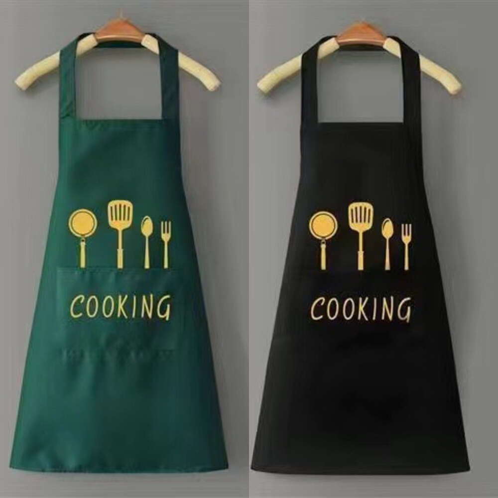 Multipurpose Waterproof Oil Proof for Men Women Wipeable Hands Kitchen Cooking Home Stain Resistant Adjustable Waist Apron S260205 4cd