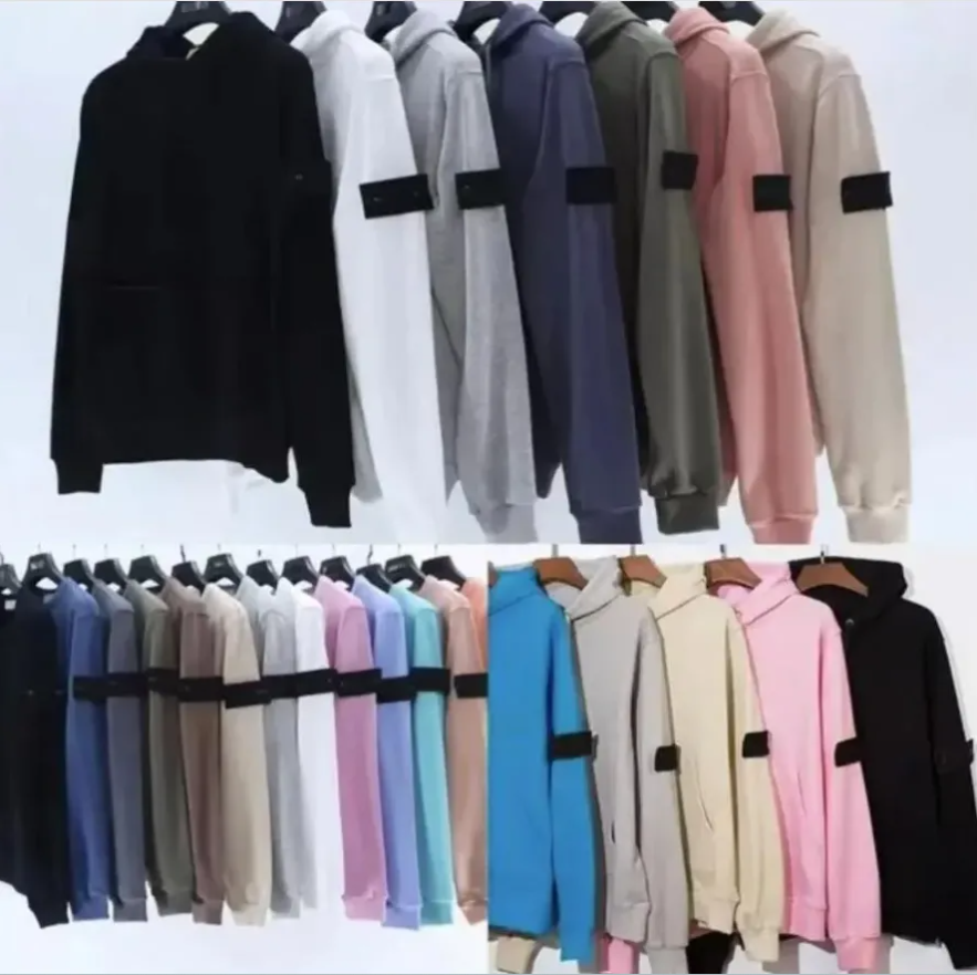 Men's women Sweatshirt brand jacket Casual Pullover Fall new Black Hoodie Women's Long Sleeve Sweater Compass Logo Top coat