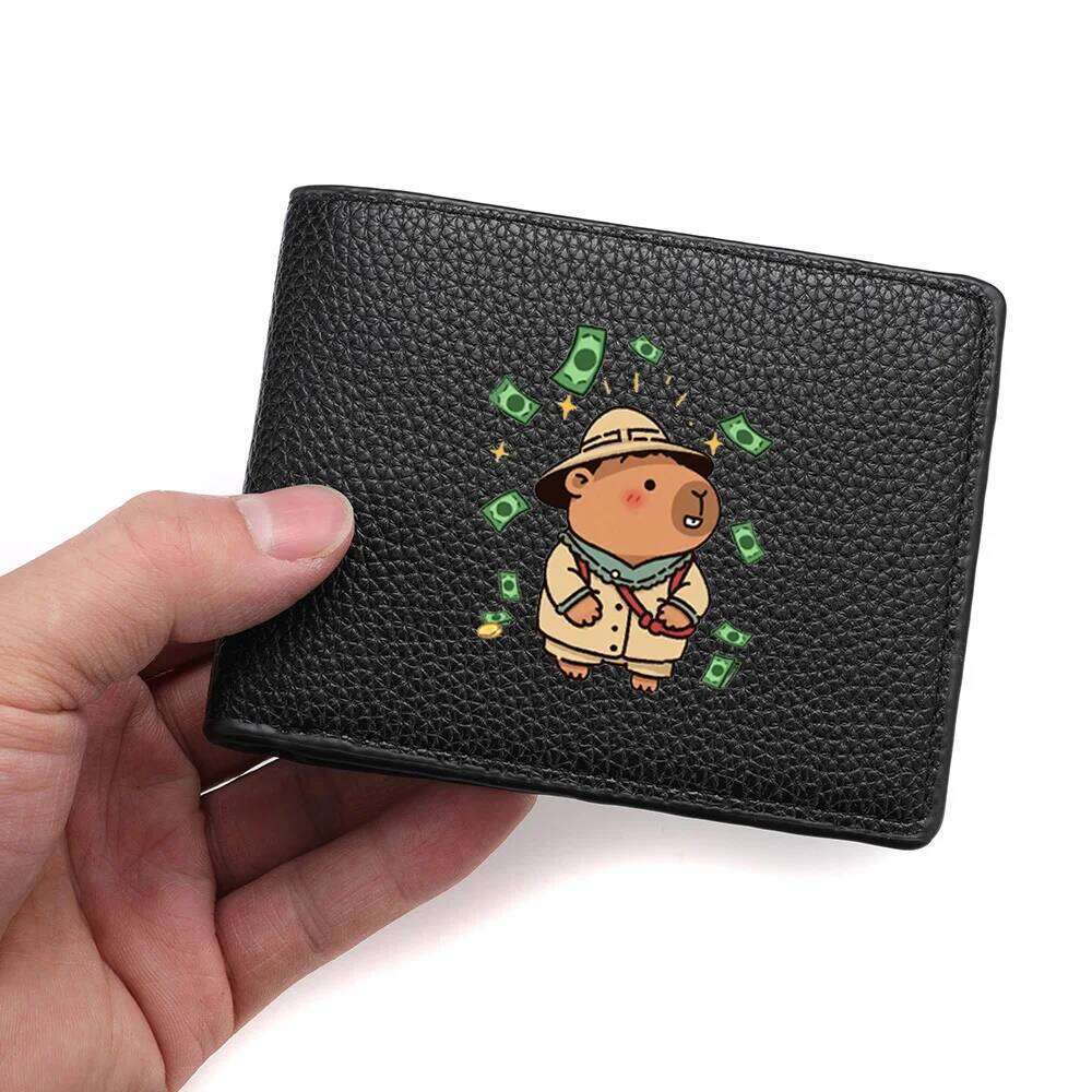 Men's Fashion Mini Ultra-Thin Short Zipper Wallet Multi-Card Slot Credit Card Holder PU Leather Coin Purse Y260206