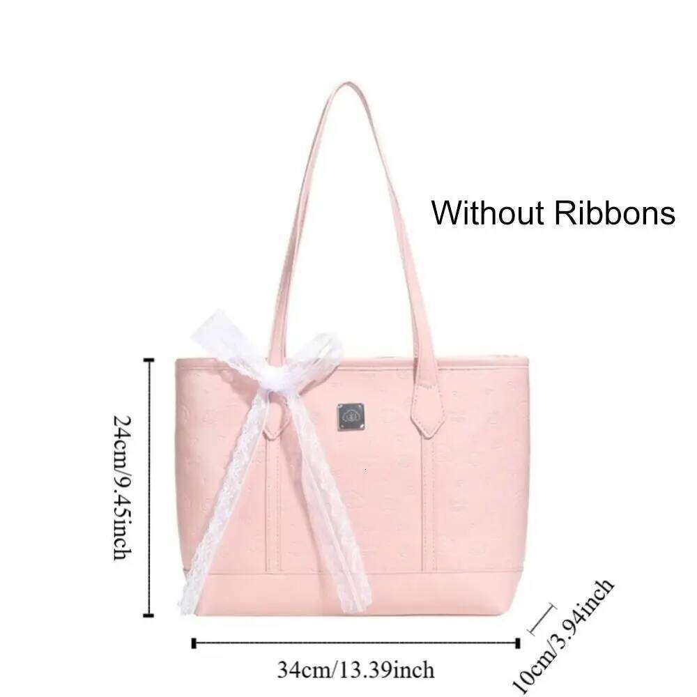 Womens ToteBag Large Capac Casual PU Leather Shoulder Solid Versatile Handbag Durable Office Bag Spacious Leisure Purse Y260204