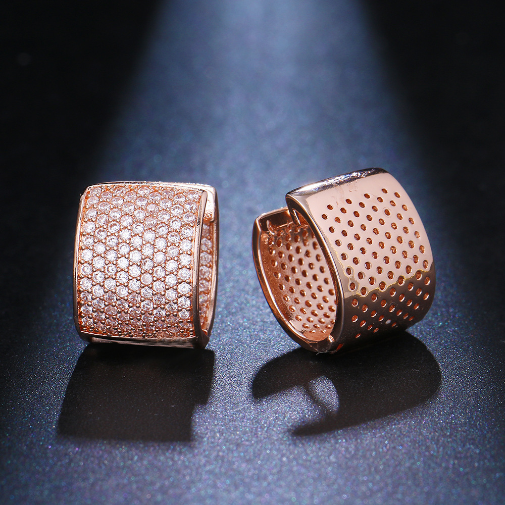 Korean and Japanese minimalist fashion unique creative geometric arc-shaped womens ear cuffs ear clips earrings simple earrings wholesale