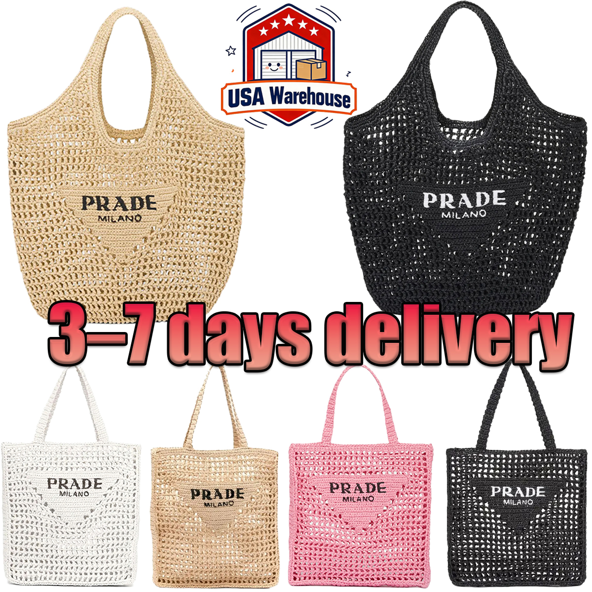 Beach Bag Tote Bag Designer Bag Summer Beach Handbag Raffia Straw Bag Large Capacity Shopping Bag New Mother-and-Child Embroidery Woven bag Fashion Bags Luxury Bags