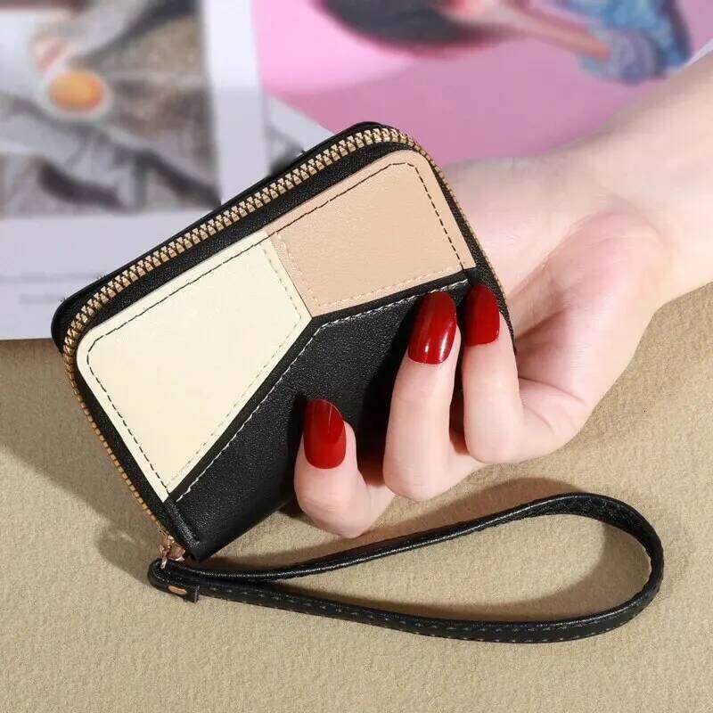 2023 New Small Women's Short Zipper Handbag Personalized Student Cute Mini Fashion Zero Wallet Y260206