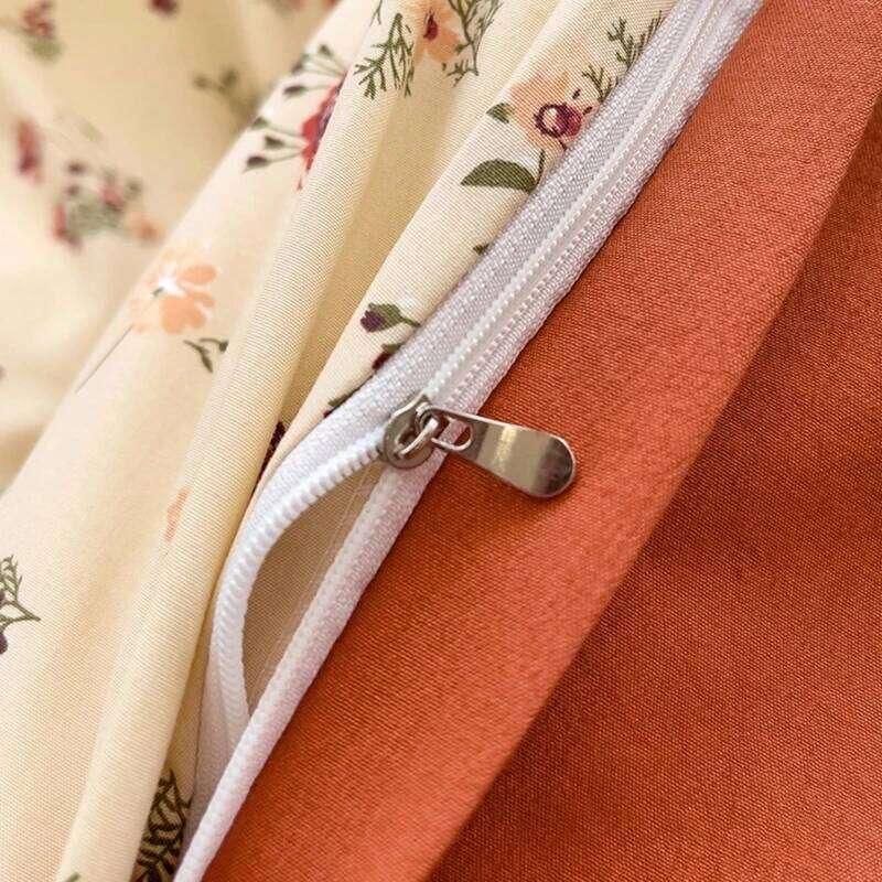 3pcs Duvet Set 1*Duvet Cover + 2*Pillowcase, Without Core, Pastoral style flowers Bedding Set, Soft Comfortable XJ260206