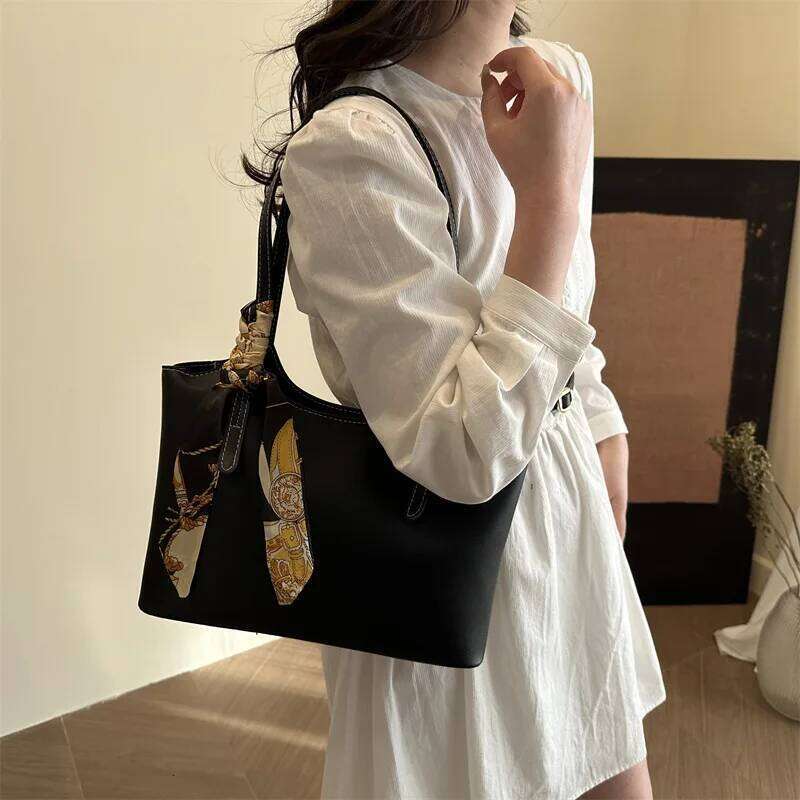 Fashionable Tote for Women Shoulder Bag Large Capacity Casual Purse and Handbag Retro Simple Designer Bags Bolsos De Mujer Y260205