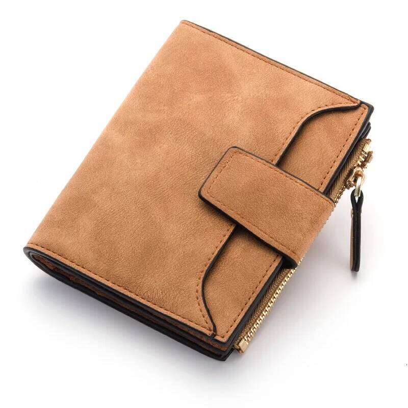 New Leather Wallet Hasp Small and Slim Coin Pocket Women Cards Holders Luxury Brand Wallets Designer Purse Y260206