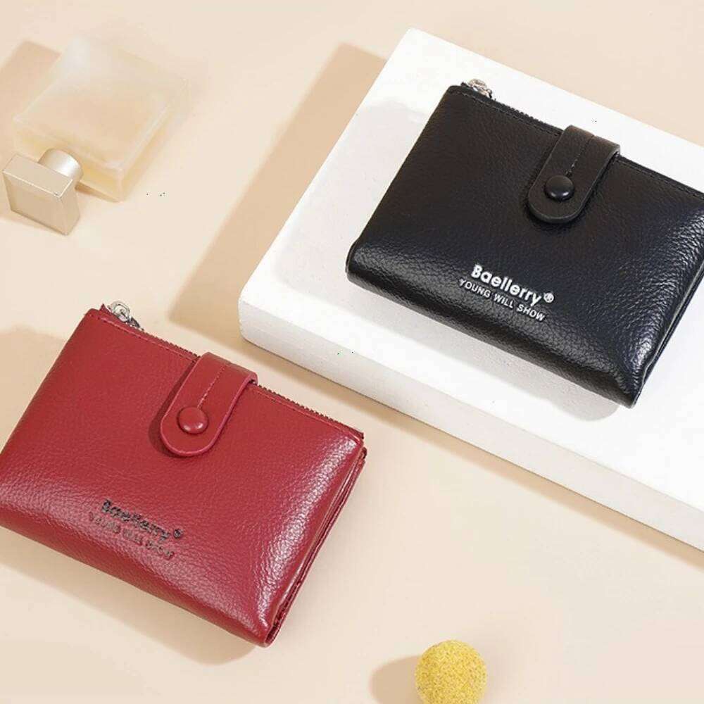 Card Female Purses Photo Holder Double Soft Wallet for Gilrs Coin Purse 2025 New Simple Women Zipper Wallets Y260206