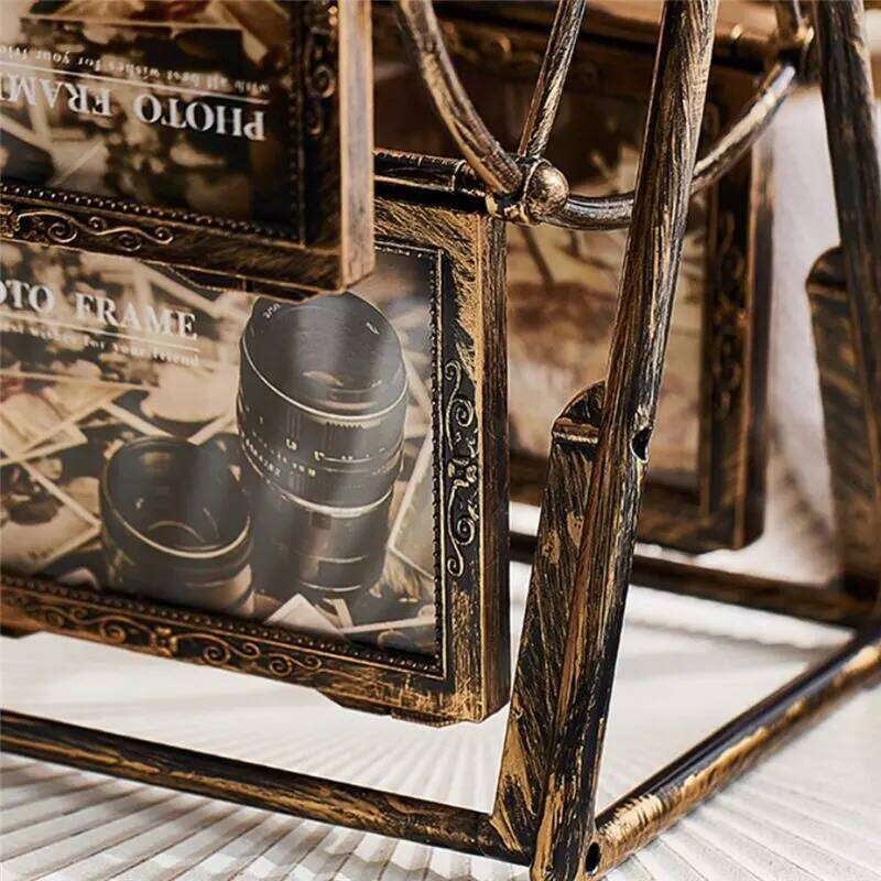 Hot Trend-Rotating Windmills Wheel Picture Photo Album Self Assembly Wedding Family Photograph Frame Home Desktop Decor A S260205