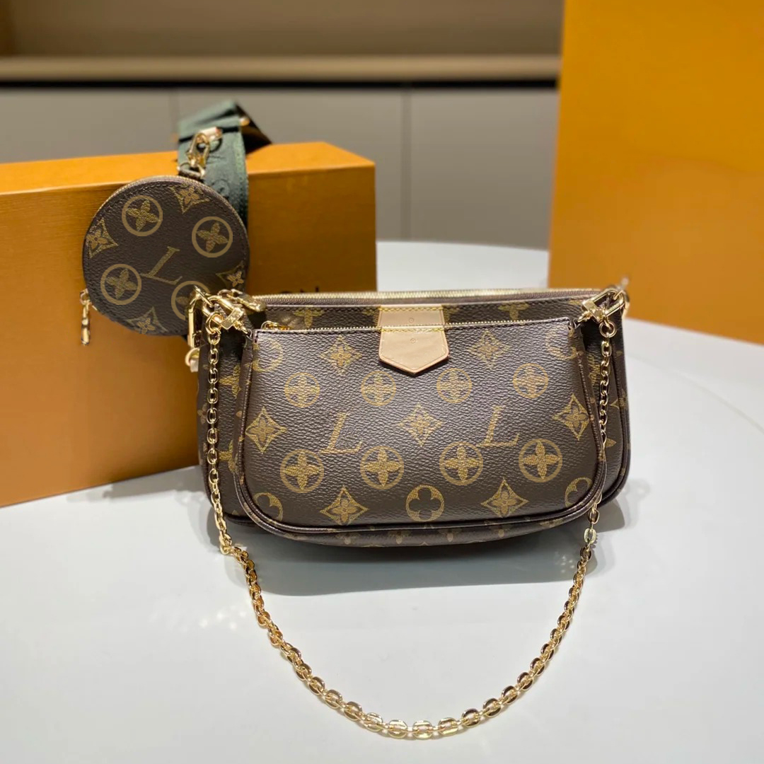 Designer Bag luoiis viutton bag Easy Ladies Letter Shoulder Bag Fashion Handbag High Quality Luxury Bag Classic Black Classic Chain Wallet Strap Purse