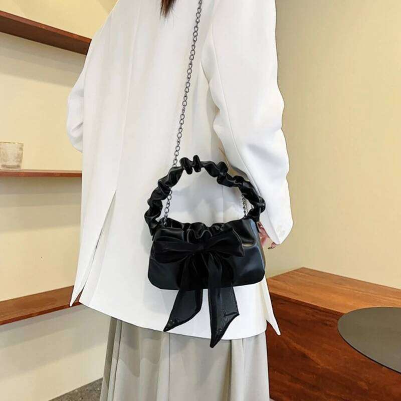 H3CB Women's Handbags Bowknot Clutches Purses Purse Stylish Casual Trendy Shoulder Crossbody Bag with Removable Strap Z260207 - view 3