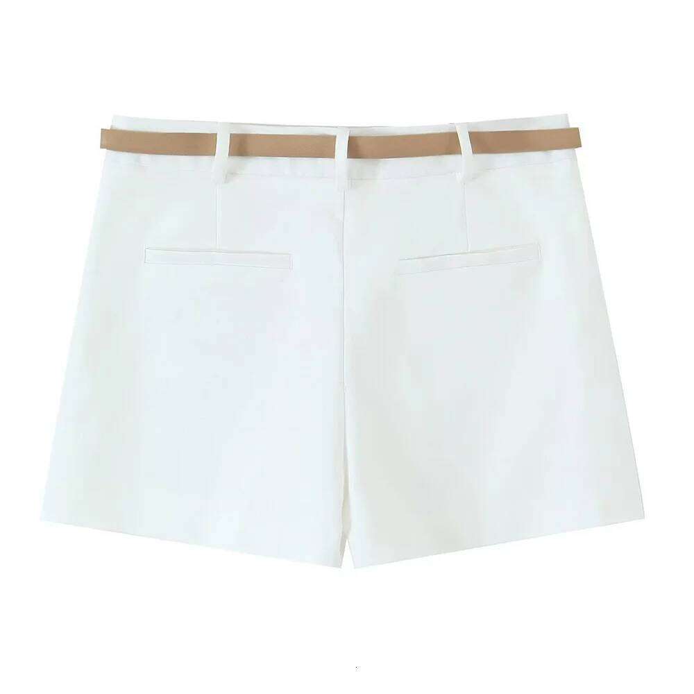 2025 RARA summer new women's clothing fashion temperament casual loose fitting belt simple commuting solid color shorts XJ260206