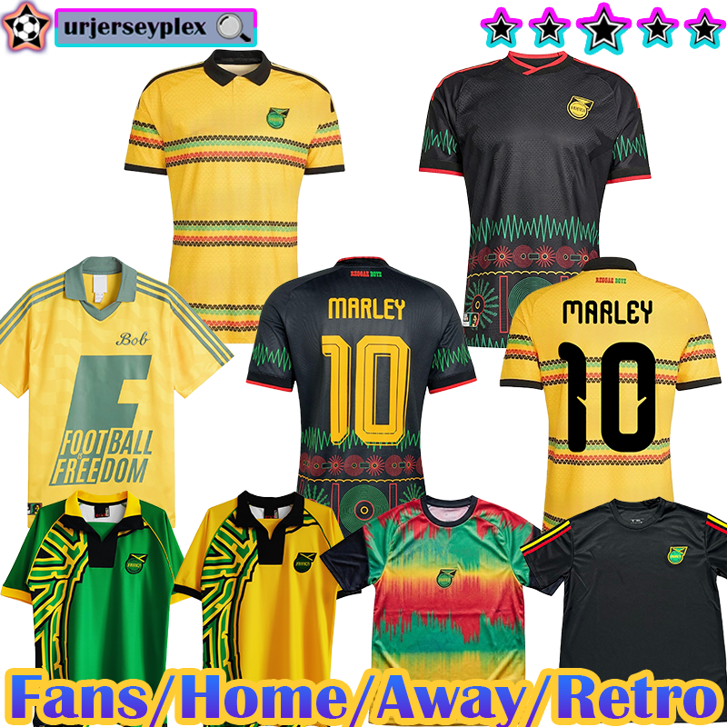 2026 Jamaica occer jerseys Bob Marley s26 national football team Bailey ANTONIO Nicholson training pre match Retro Kit Jamaica 1998 collection Reggae Boyz Shirts