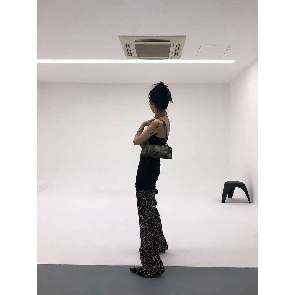 JIAERDI Y2k Grunge Handbag Women Retro Fairycore Aesthetic Chains Chic Casual Shoulder Ladies Vintage Harajuku Underarm Bag Y260205